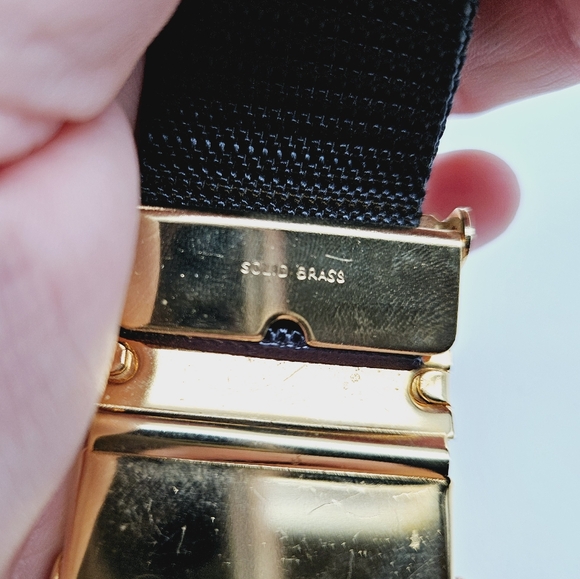 Solid brass buckle belt 42 - Picture 5 of 7